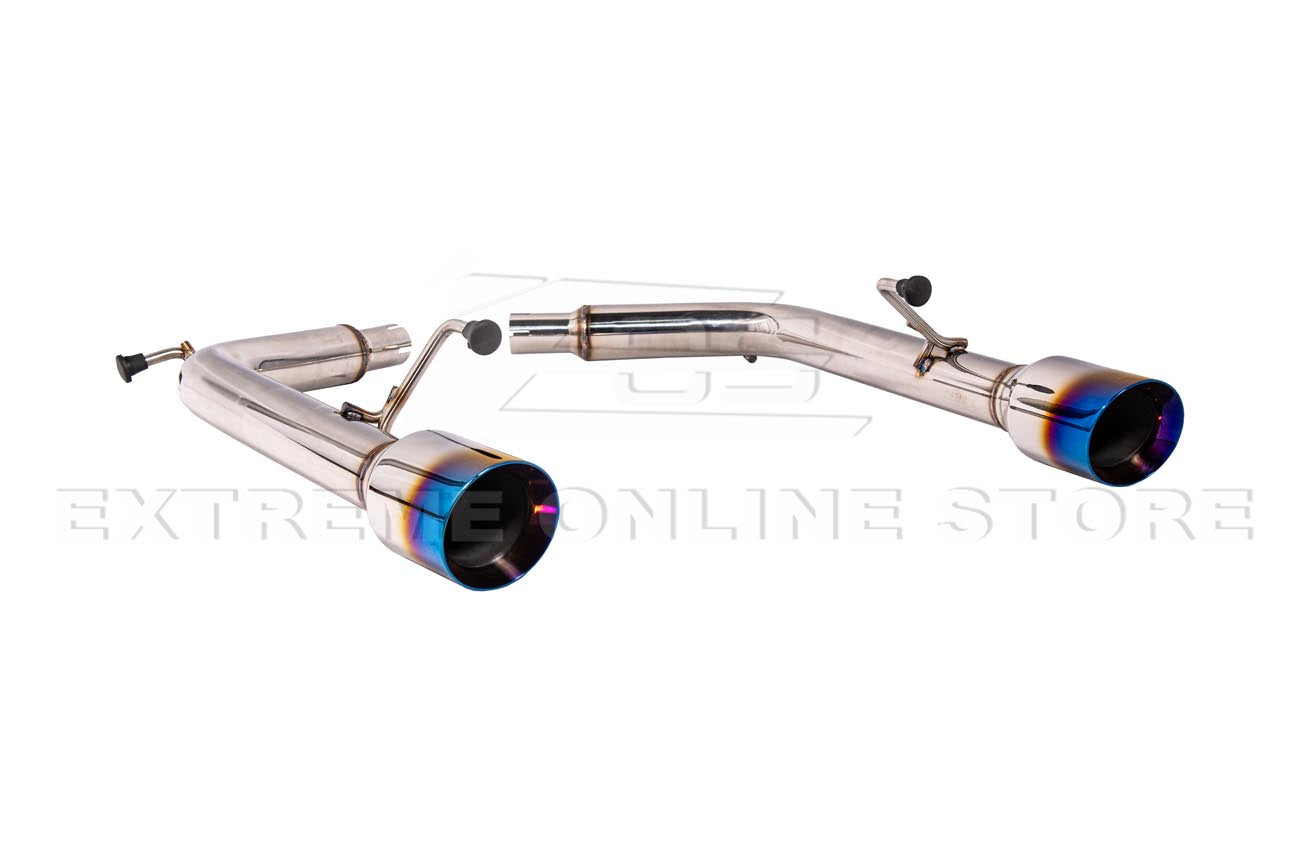 2007-2014 Infiniti G35 G37 Sedan Muffler Delete Axle Back Dual Burnt Tips Exhaust