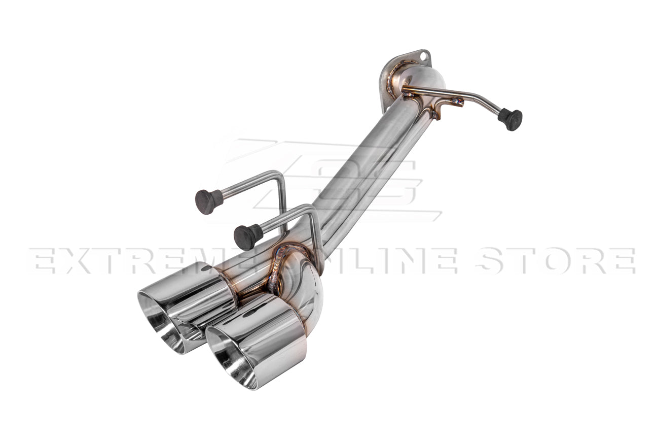 Dual Tip Single Stack 2018-2024 Toyota Camry SE Muffler Delete Single Exit Axle Back Dual Ti ...