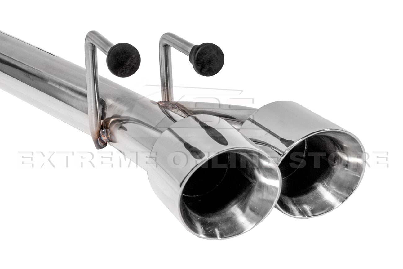 Dual Tip Single Stack 2018-2024 Toyota Camry SE Muffler Delete Single Exit Axle Back Dual Ti ...