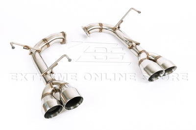 2015-2021 Subaru WRX STi Muffler Delete Quad Tips Cat-Back Exhaust