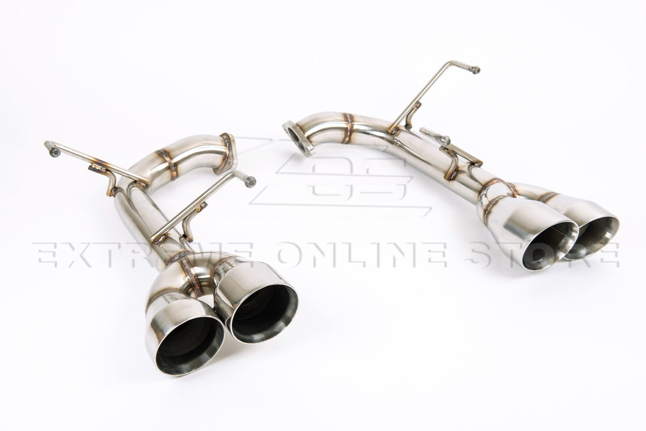 2015-2021 Subaru WRX STi Muffler Delete Axle Back Quad Tips Exhaust