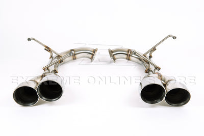 2015-2021 Subaru WRX STi Muffler Delete Quad Tips Cat-Back Exhaust