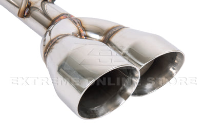 2015-2021 Subaru WRX STi Muffler Delete Axle Back Quad Tips Exhaust