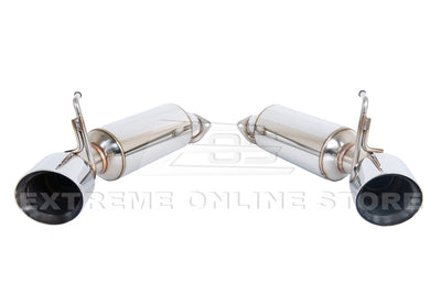 2009-2021 Nissan 370Z Z34 Stainless Steel Axle Back 4.5" Dual Tips Exhaust