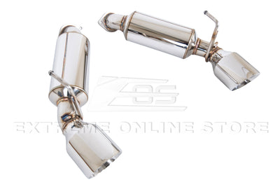 2009-2021 Nissan 370Z Z34 Stainless Steel Axle Back 4.5" Dual Tips Exhaust