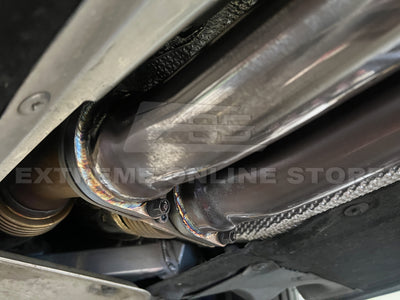 2014-2019 BMW M3 M4 Muffler Axle Back W/ Resonated Mid Pipe Cat Back Exhaust