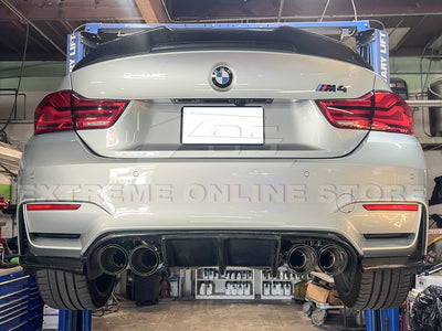 2014-2019 BMW M3 M4 Muffler Axle Back W/ Resonated Mid Pipe Cat Back Exhaust