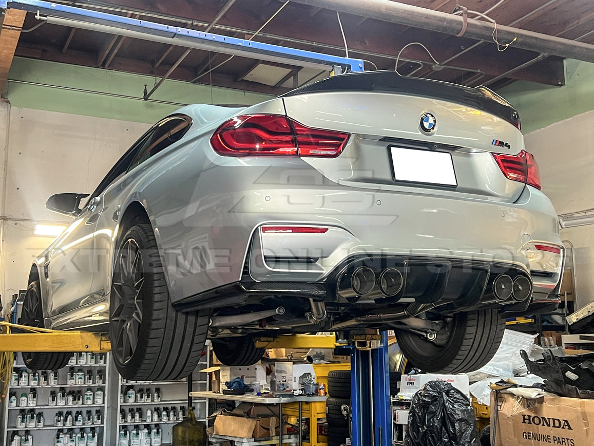 2014-2019 BMW M3 M4 Muffler Axle Back W/ Resonated Mid Pipe Cat Back Exhaust