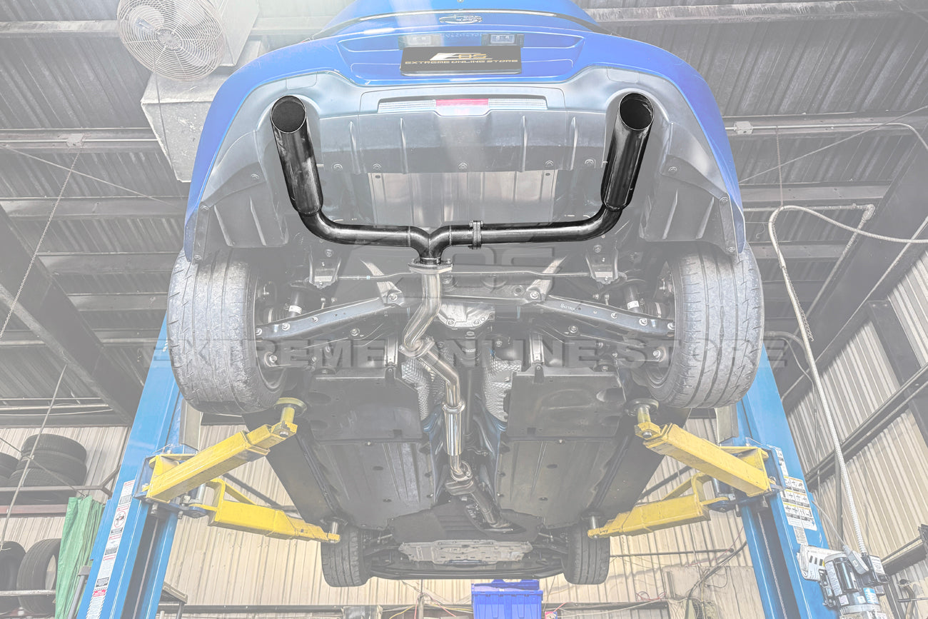 2022-Present Toyota GR86 Subaru BRZ BOSO Style Muffler Delete Axle Back Exhaust