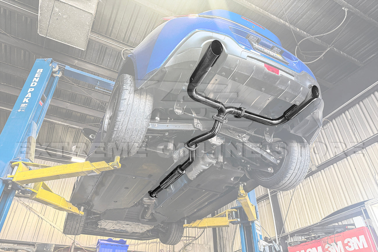 2022-Present Toyota GR86 Subaru BRZ BOSO Style Muffler Delete Cat Back Exhaust