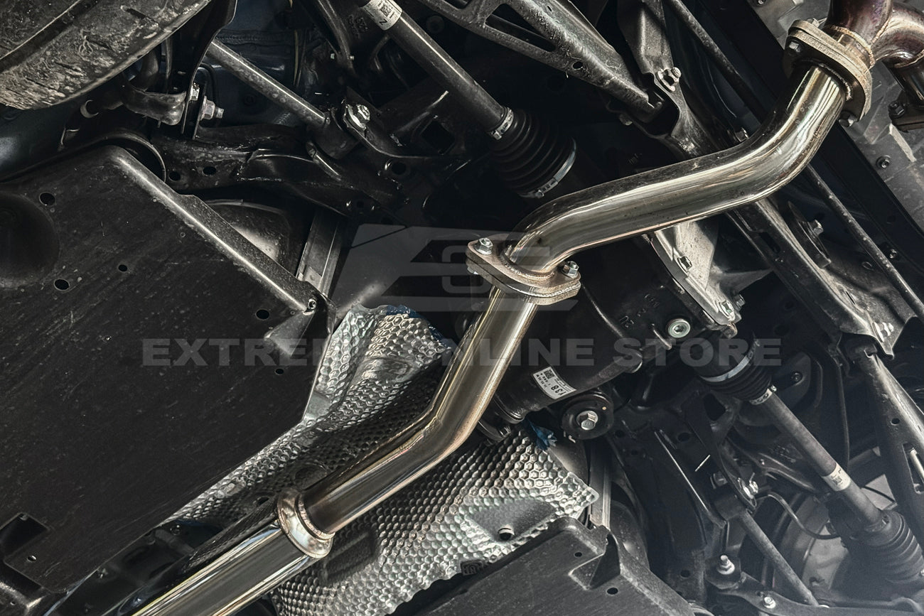 2022-Present Toyota GR86 Subaru BRZ BOSO Style Muffler Delete Cat Back Exhaust