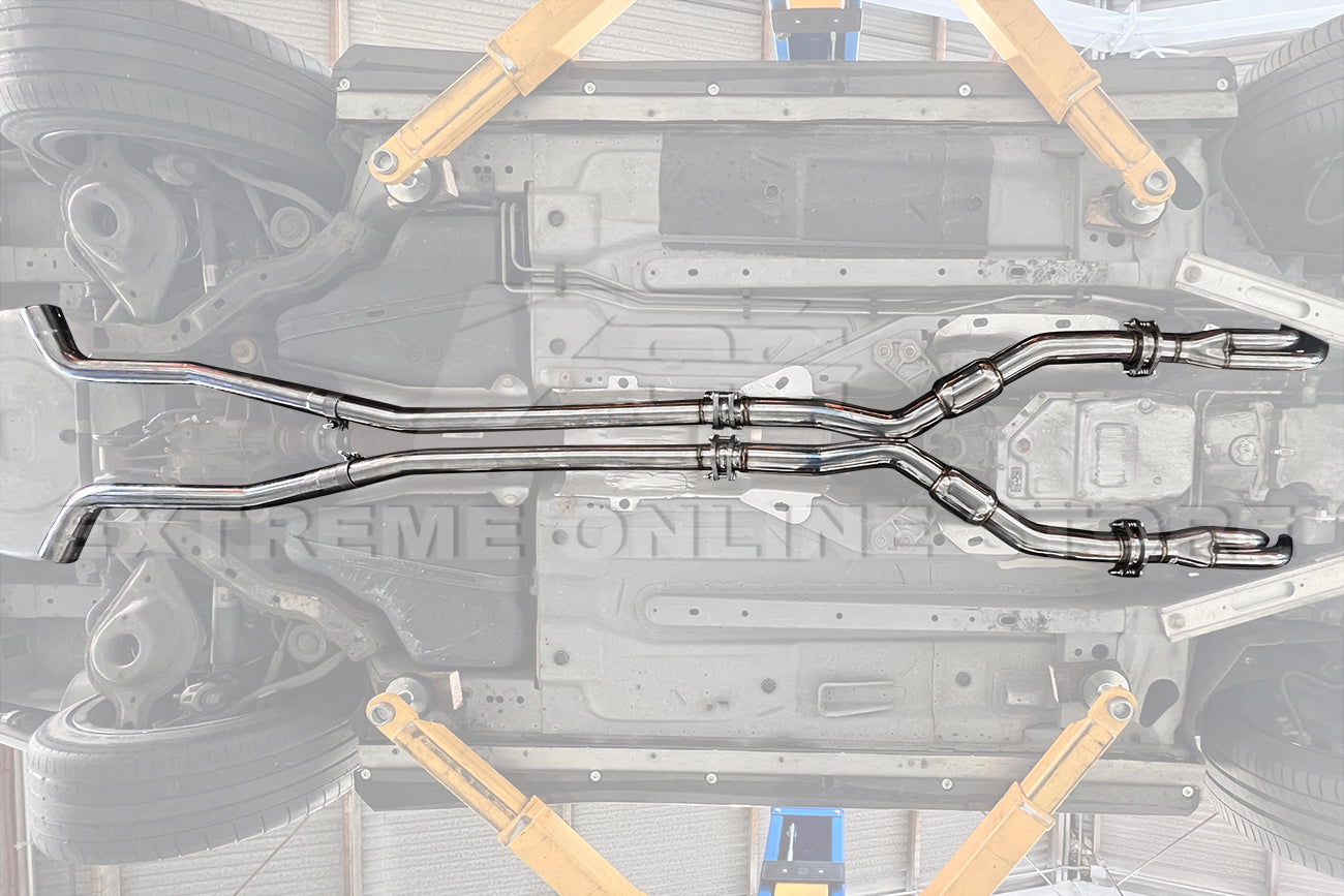 2009-2014 Cadillac CTS-V Long Tube Headers & Resonated Mid Pipe