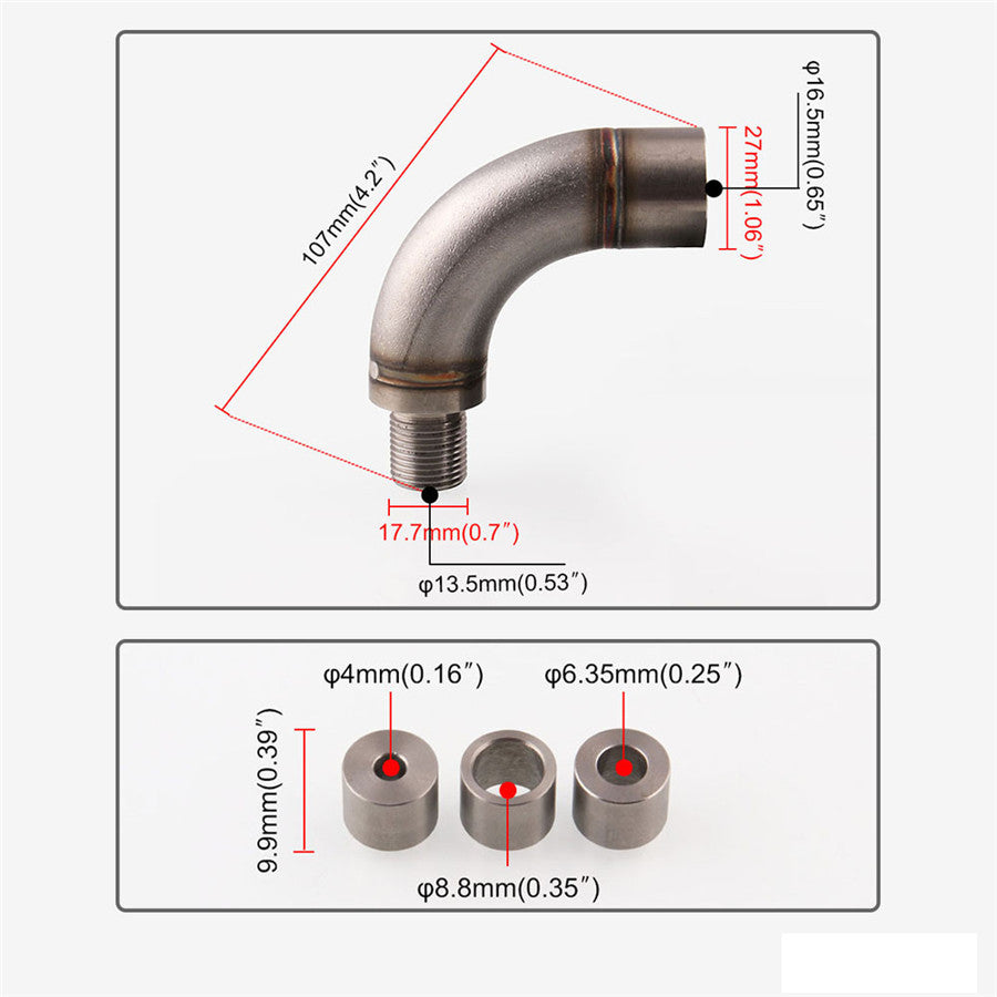 EOS Exhaust J Style O2 Performance Oxygen Sensors Restrictor