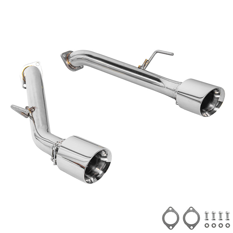 2023-Present Nissan 400Z RZ34 Stainless Steel Muffler Delete Axle Back Dual Tips Exhaust