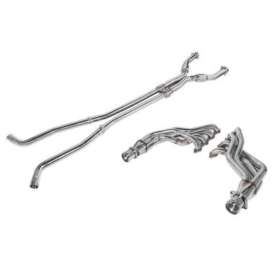 2009-2014 Cadillac CTS-V Long Tube Headers & Resonated Mid Pipe