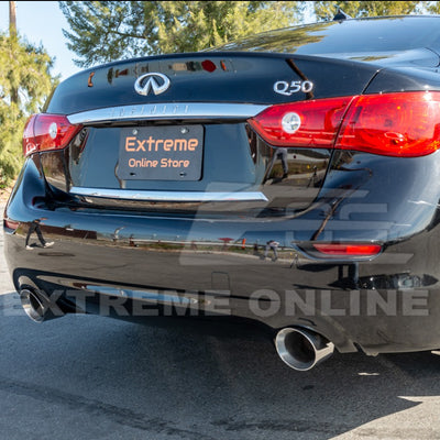 2009-2021 Nissan 370Z / 2014-Present Infiniti Q50 Mid Pipe Muffler Delete Axle Back Exhaust Kit