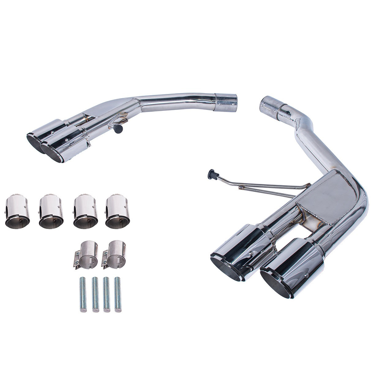 2014-2021 Porsche Macan Muffler Axle Back Quad Tips Exhaust